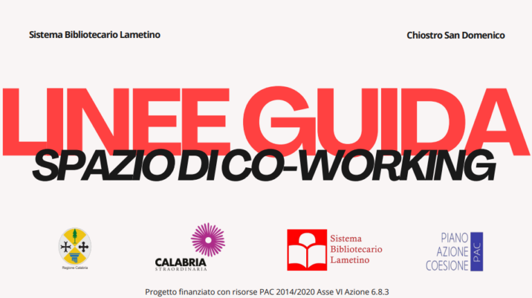 Spazio di Co-Working – LINEE GUIDA
