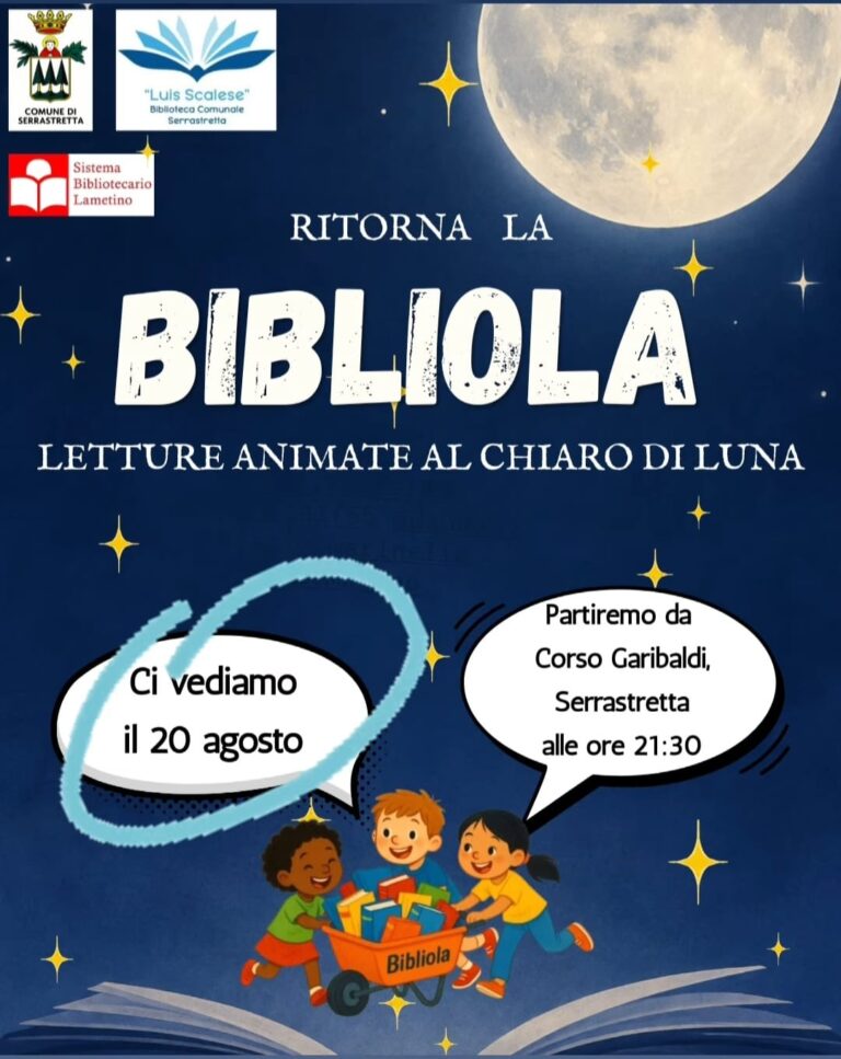 Letture animate al chiaro di luna – Serrastretta