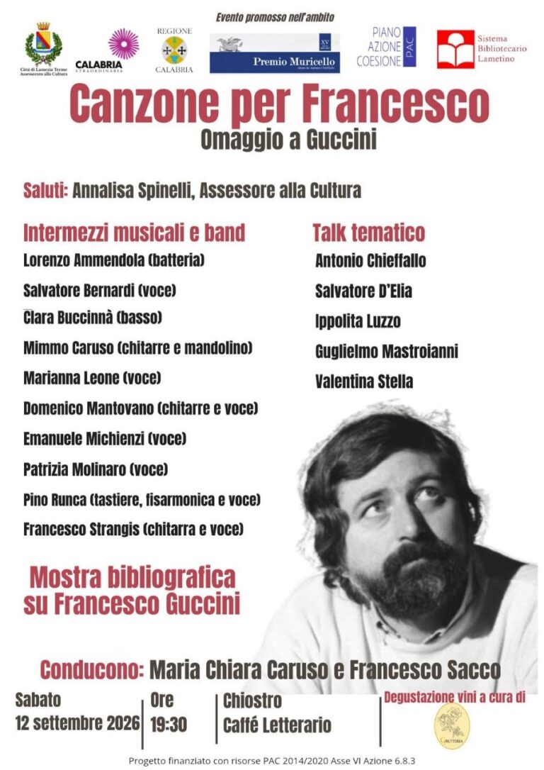 Mostra bibliografica su Francesco Guccini 12 settembre